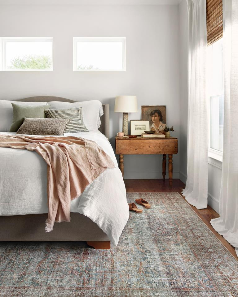 Jules JUL-05 Lagoon Brick Area Rug - Chris Loves Julia X Loloi