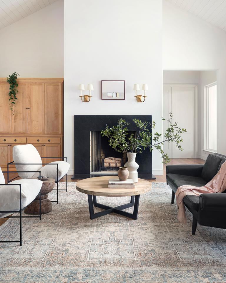 Jules JUL-07 Natural Ocean Area Rug Room Scene 2