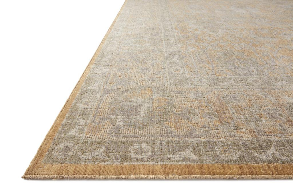 Rosemarie ROE-01 Gold Sand Area Rug Angle