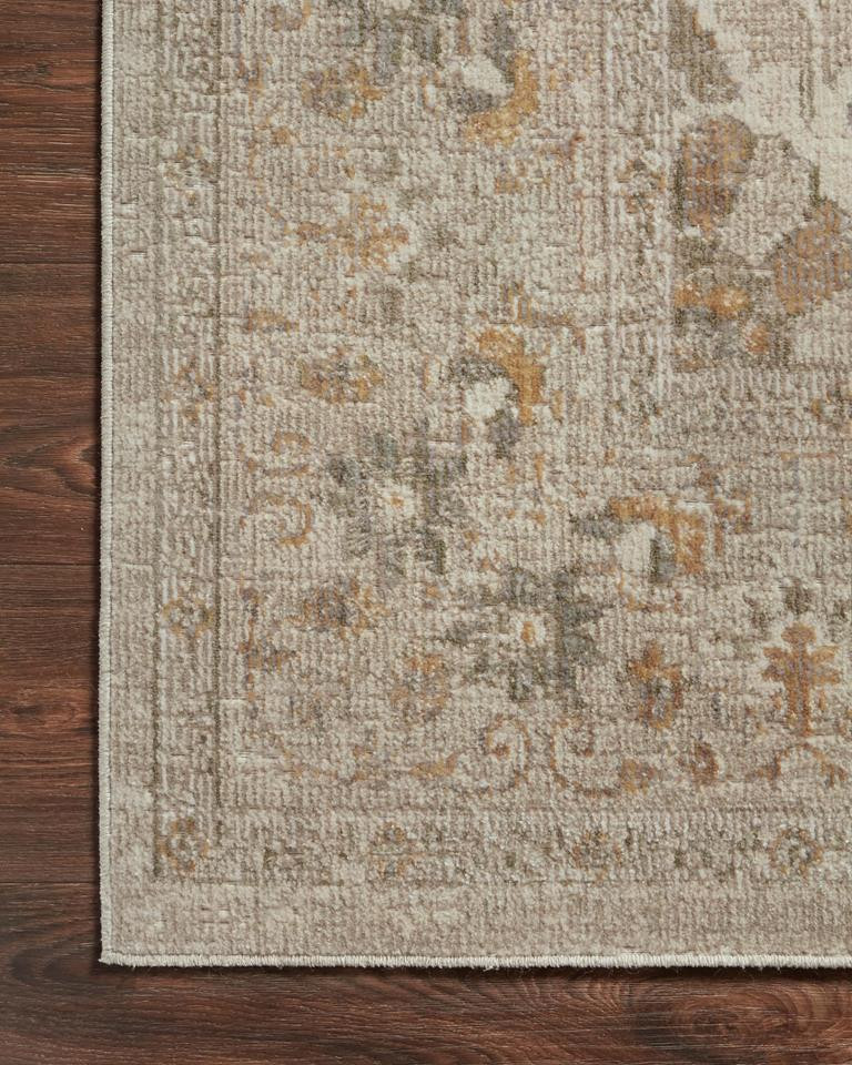 Rosemarie ROE-02 Ivory Natural Area Rug Corner