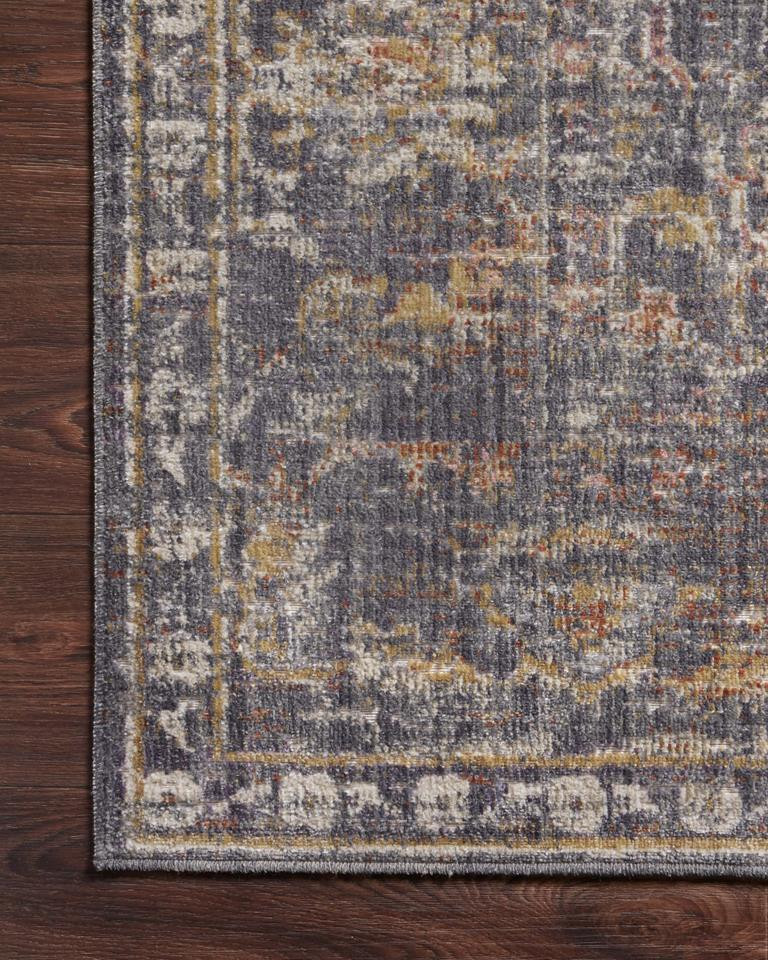 Rosemarie ROE-04 Graphite Multi Area Rug Corner