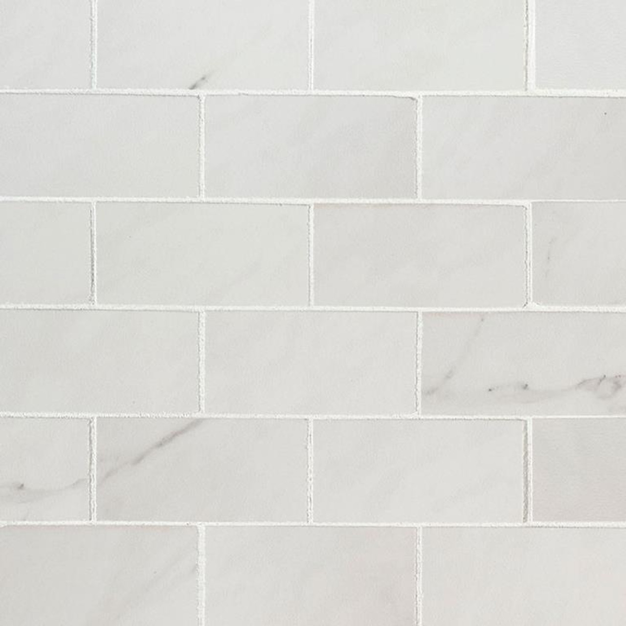 Aria Ice 2" X 4" Polished Porcelain Mosaic Tile