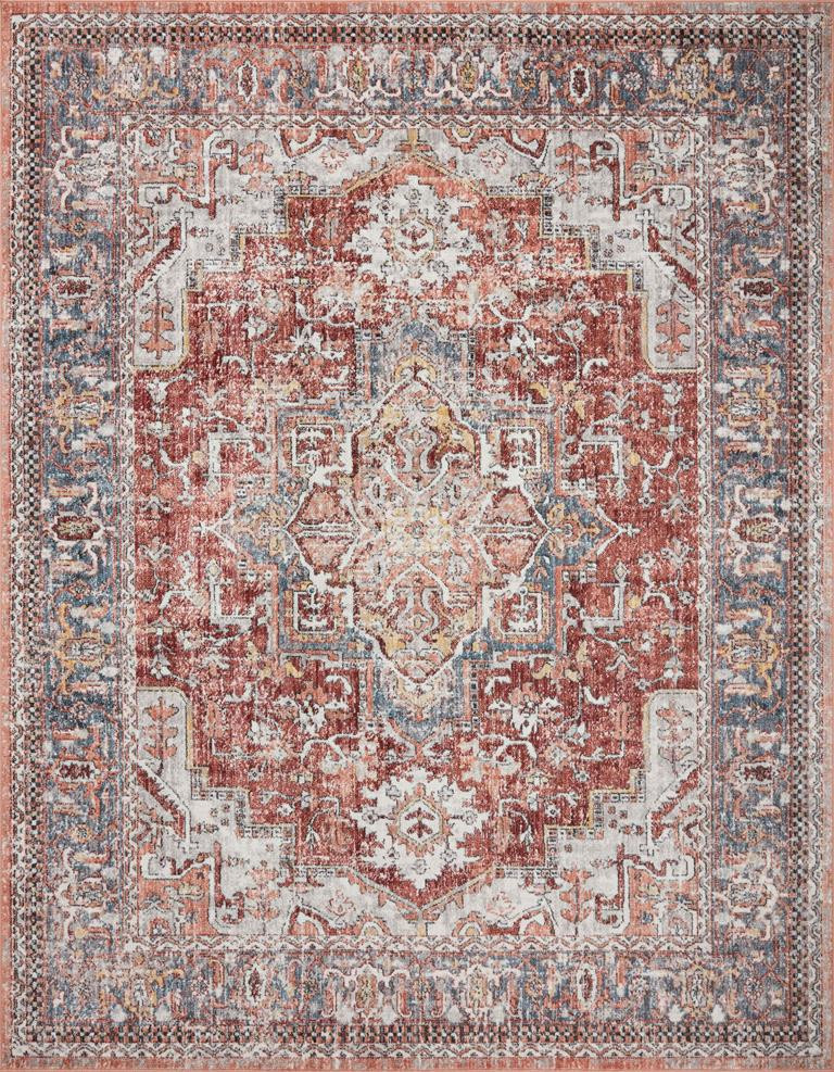 Loloi II Cassandra CSN-01 Rust Rug - Carpet & Tile Mart