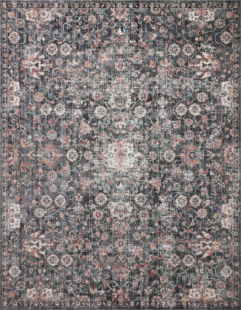Loloi II Cassandra CSN-03 Charcoal Rust Area Rug - Carpetmart.com