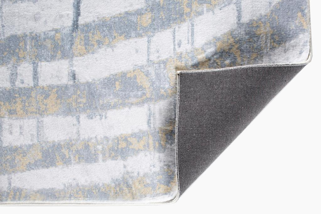 Kas Roxy 2809 Grey Gold Palette Area Rug Back