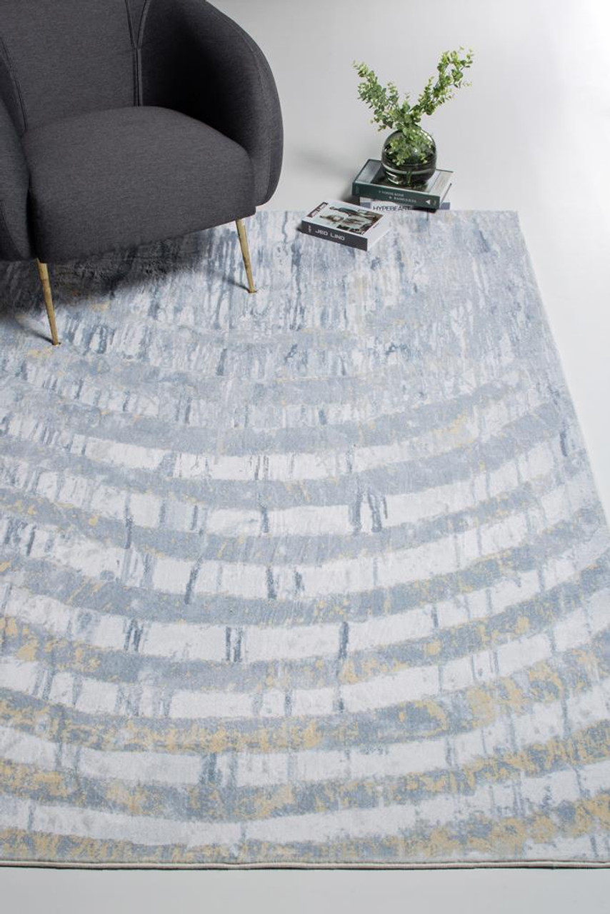 Kas Roxy 2809 Grey Gold Palette Area Rug Room Scene