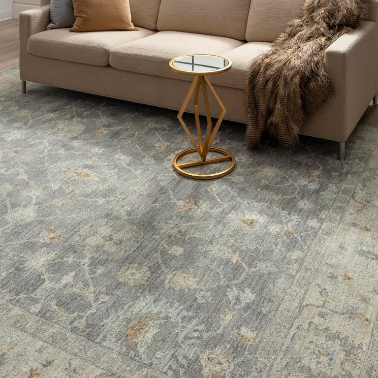 Karastan Adalia RG850-078 Kahta Dark Gray Area Rug - Carpet & Tile Mart