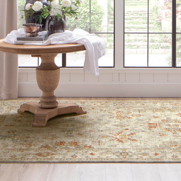Karastan Adalia RG851-741 Tunceli Cream Area Rug - Carpet & Tile Mart
