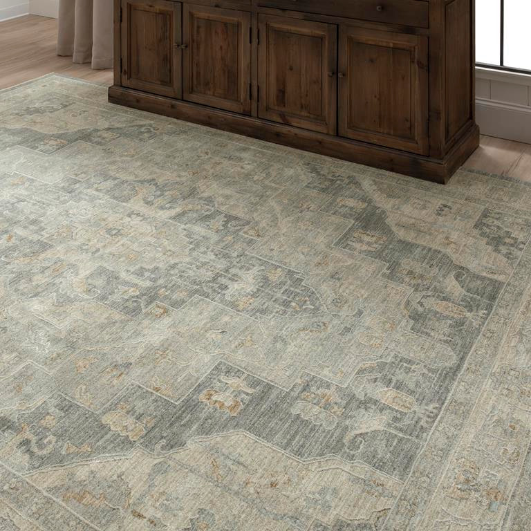 Karastan Adalia RG848-078 Kumra Dark Gray Area Rug - Carpet & Tile Mart