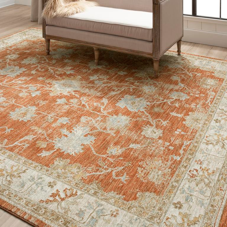 Karastan Adalia RG847-780 Iznik Rust Area Rug - Carpet & Tile Mart
