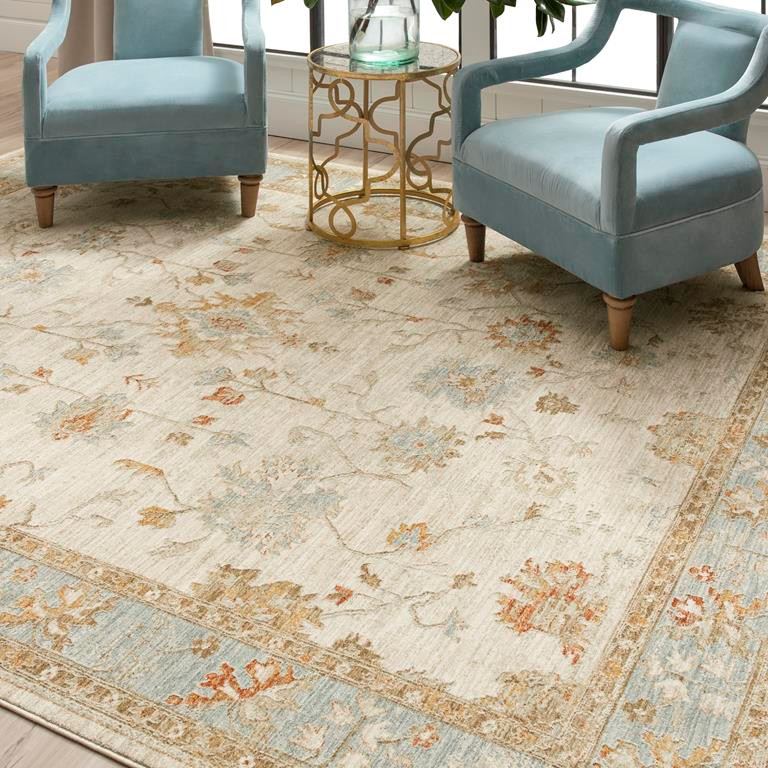 Karastan Adalia RG847-741 Iznik Cream Area Rug - Carpet & Tile Mart