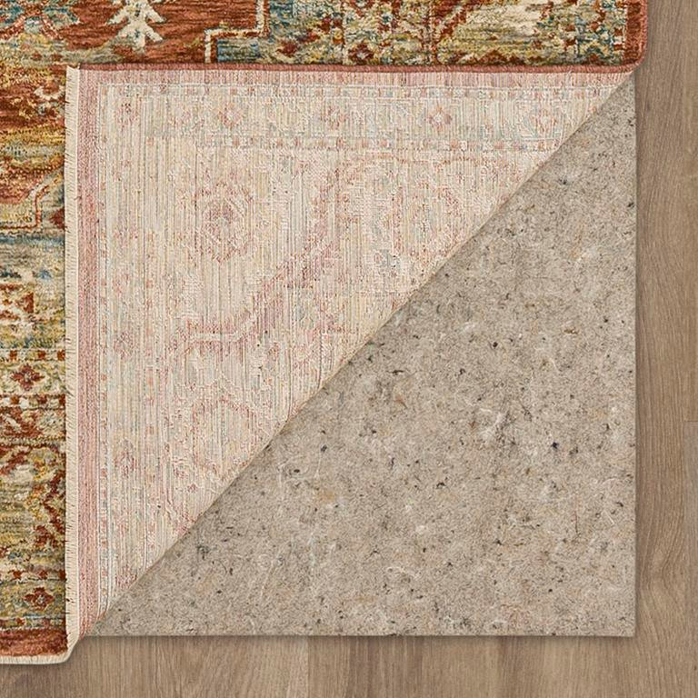 Karastan Marash RG846-780 Palu Rust Area Rug Backing