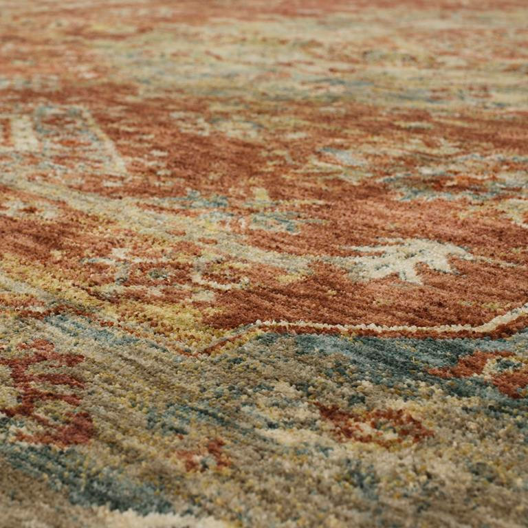 Karastan Marash RG846-780 Palu Rust Area Rug Detail