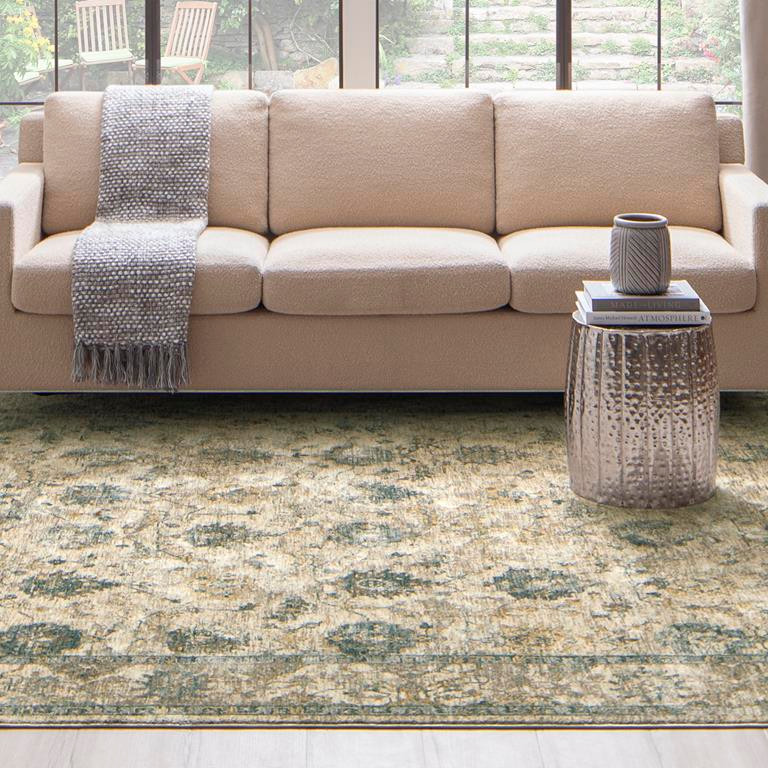 Karastan Marash RG844-741 Darica Cream Area Rug - Carpet & Tile Mart