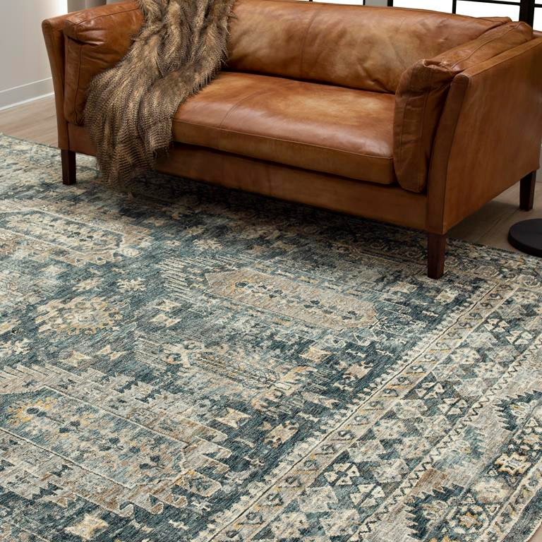 Karastan Marash RG843-048 Karamar Blue Area Rug - Carpet & Tile Mart