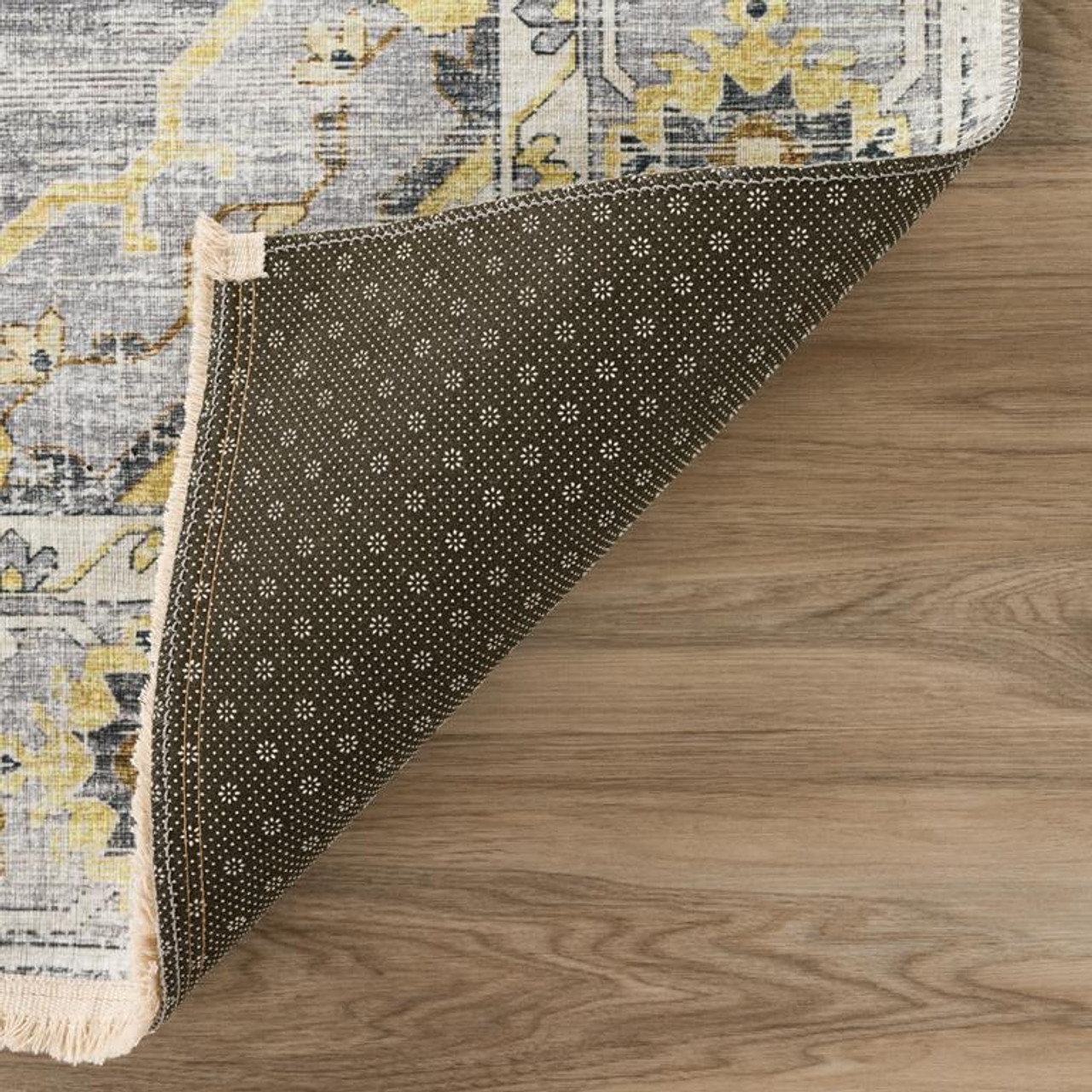 Dalyn Marbella MB1 Grey Area Rug Backing