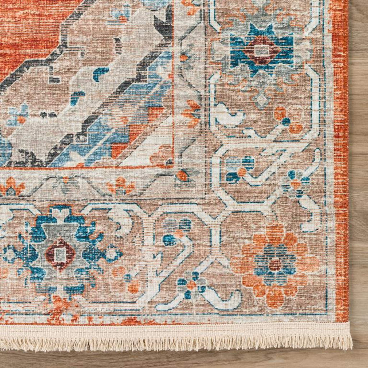 Dalyn Marbella MB1 Spice Area Rug Corner