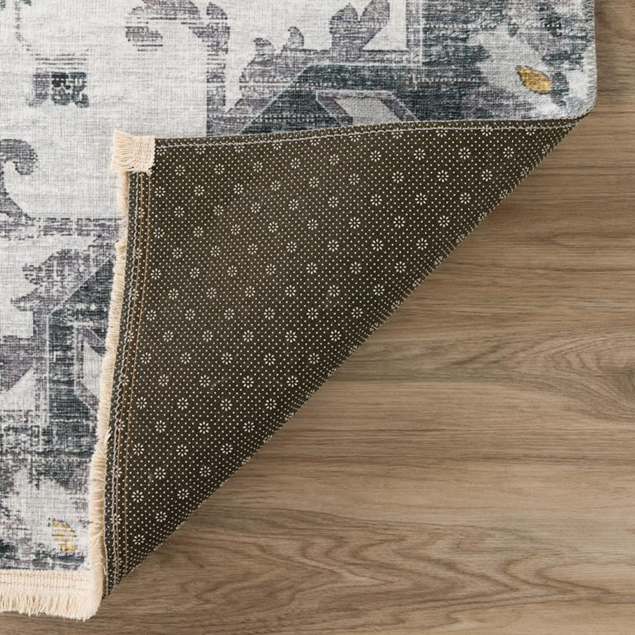 Dalyn Marbella MB3 Linen Area Rug Backing