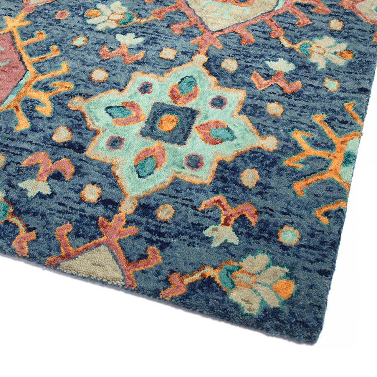 Kaleen Chancellor CHA10-22 Navy Area Rug Corner