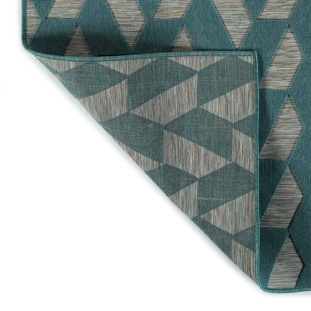 Kaleen Cove COV02-91 Teal Area Rug Backing
