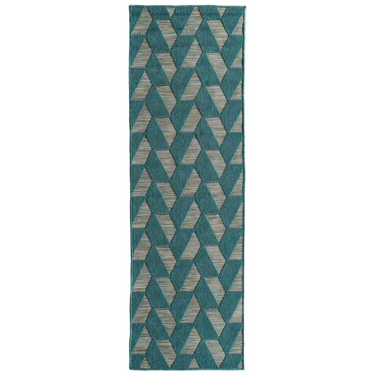 Kaleen Cove COV02-91 Teal Runner Area Rug