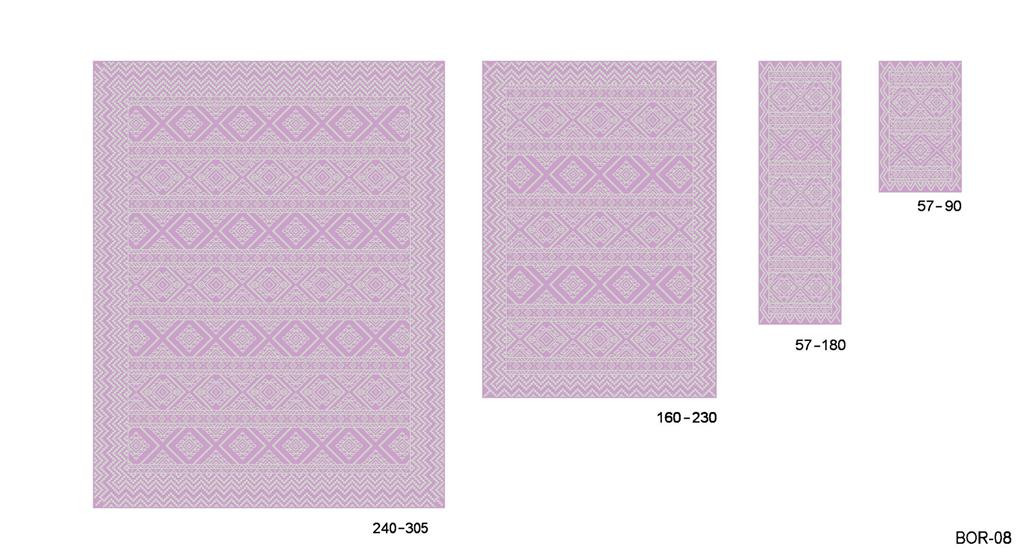 Kaleen Cove COV08-92 Pink Area Rug Sizes