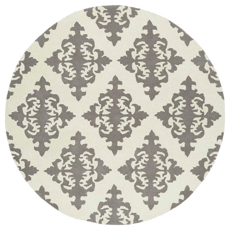 Kaleen Tara Rounds EVL05-75 Grey Area Rug