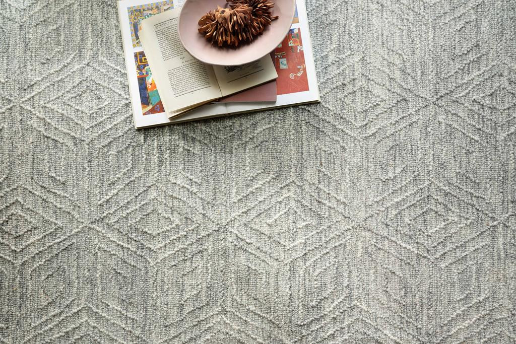 Sarah SAR-01 Sky Area Rug - Magnolia Home by Joanna Gaines