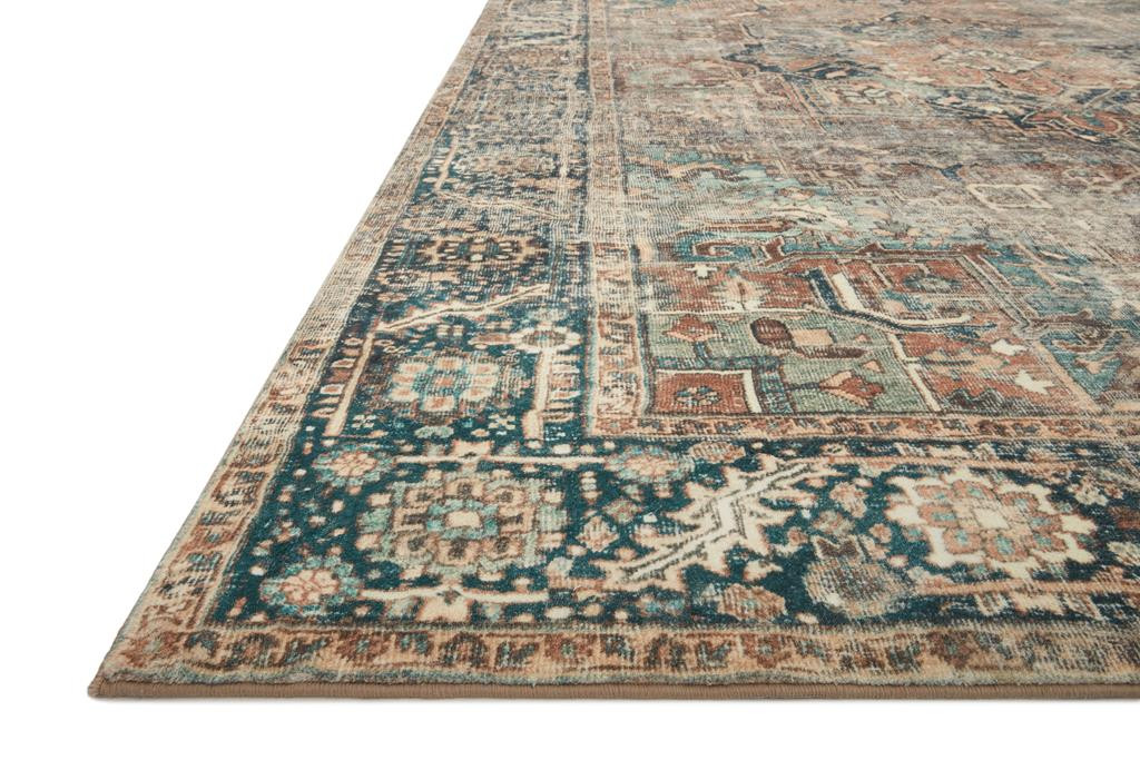 Loloi II Margot MAT-02 Terracotta Lagoon Area Rug - Carpetmart.com