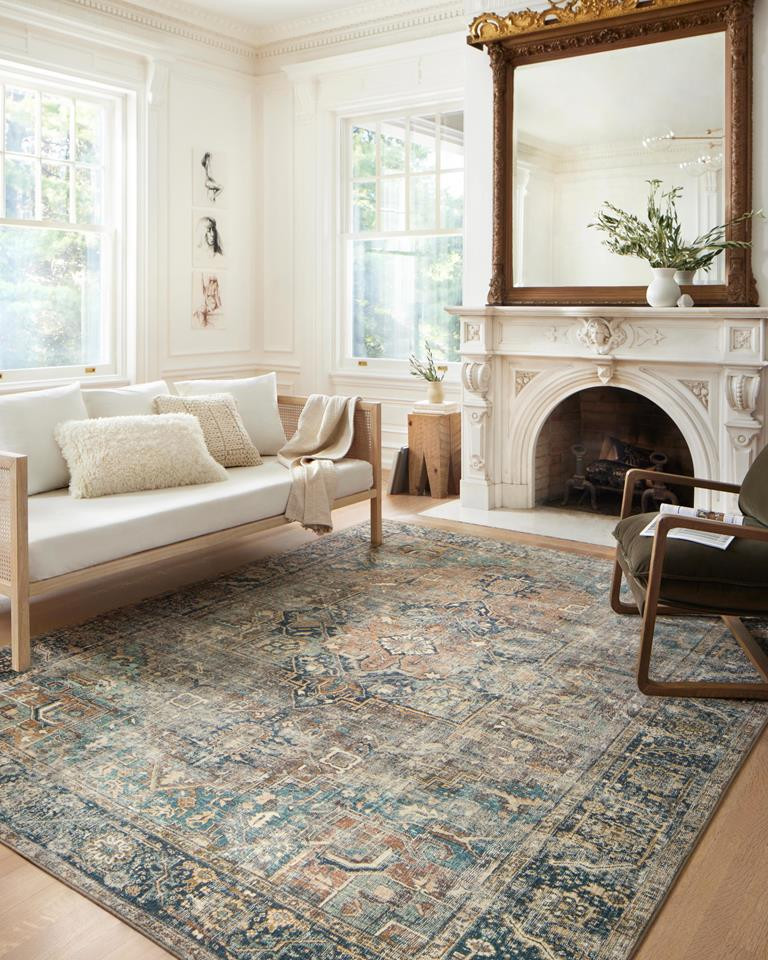 Loloi II Margot MAT-02 Terracotta Lagoon Area Rug - Carpetmart.com