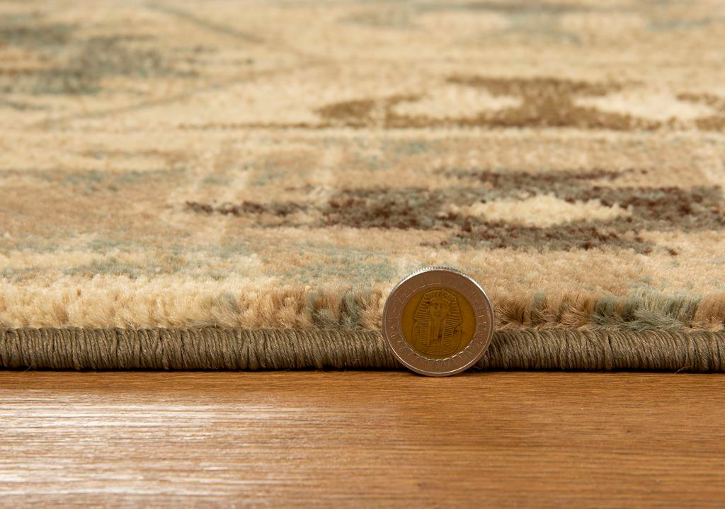 Kas Heritage 9375 Ivory Blue Southwest Area Rug Pile