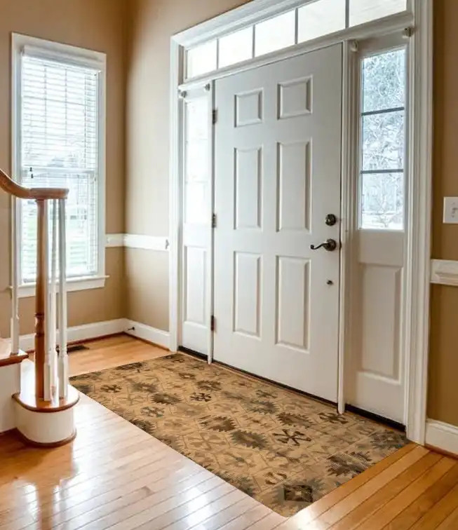 Kas Heritage 9375 Ivory Blue Southwest Area Rug Room Scene