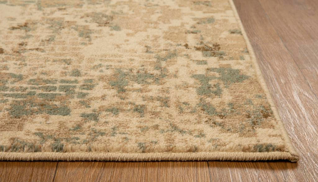 Kas Heritage 9376 Ivory Blue Trellis Area Rug Corner