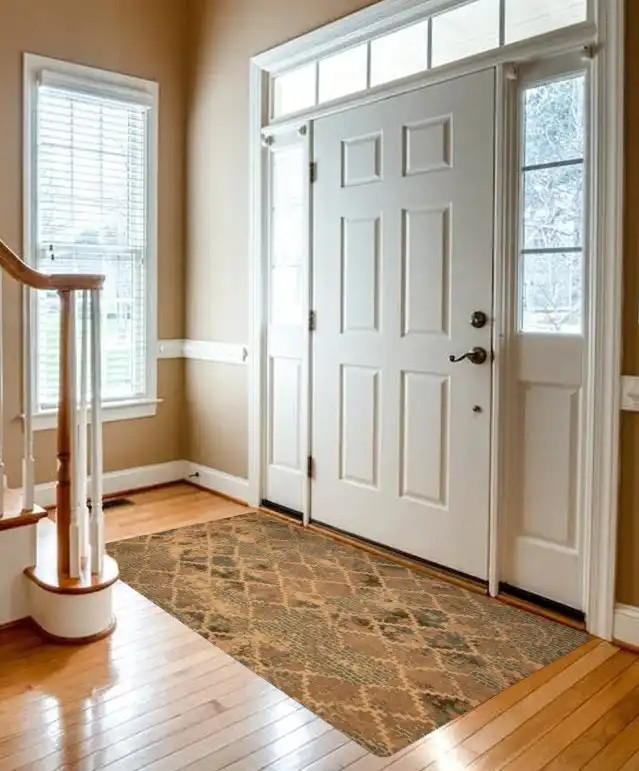 Kas Heritage 9376 Ivory Blue Trellis Area Rug Room Scene