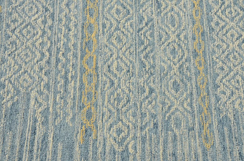 Kas Hudson 2466 Blue Boho Area Rug Swatch