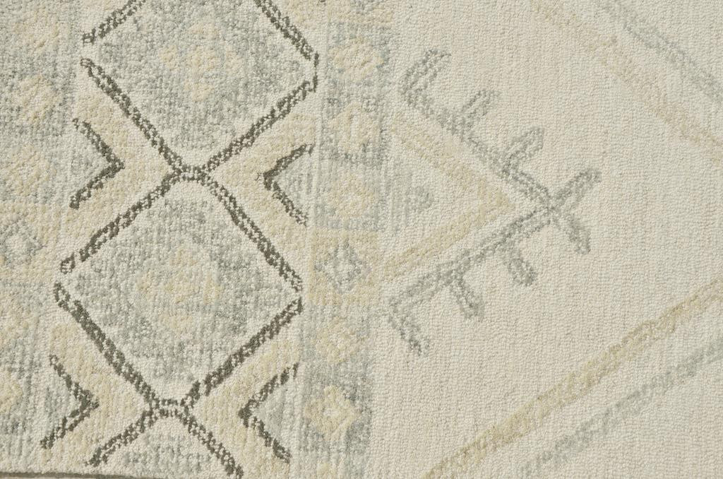 Kas Hudson 2468 Ivory Taupe Southwest Area Rug Swatch