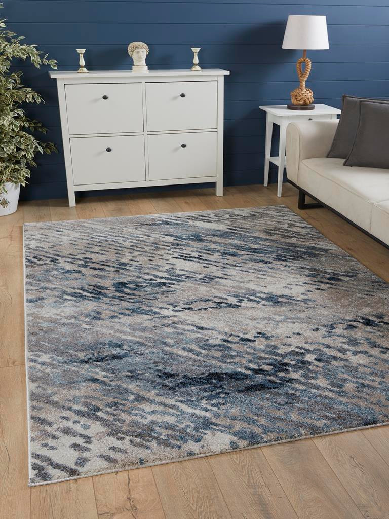 Kas Landscapes 5910 Blue Ivory Mirage Area Rug Room Scene