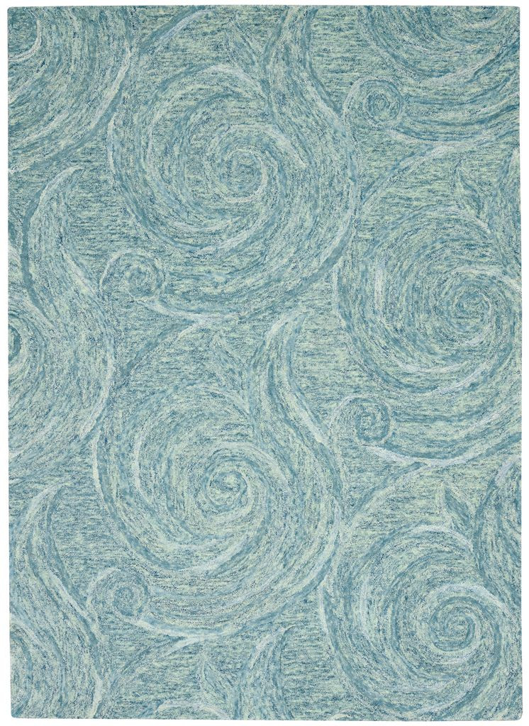 Kas Serenity 1260 Blue Waves Area Rug