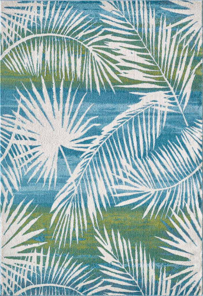 Kas Stella 6273 Ivory Green Tropical Area Rug | Carpetmart.com