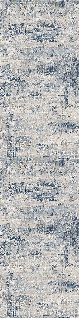Dynamic Rugs Castilla 3533-950 Grey Blue 2'7" Wide Hall and Stair Runner