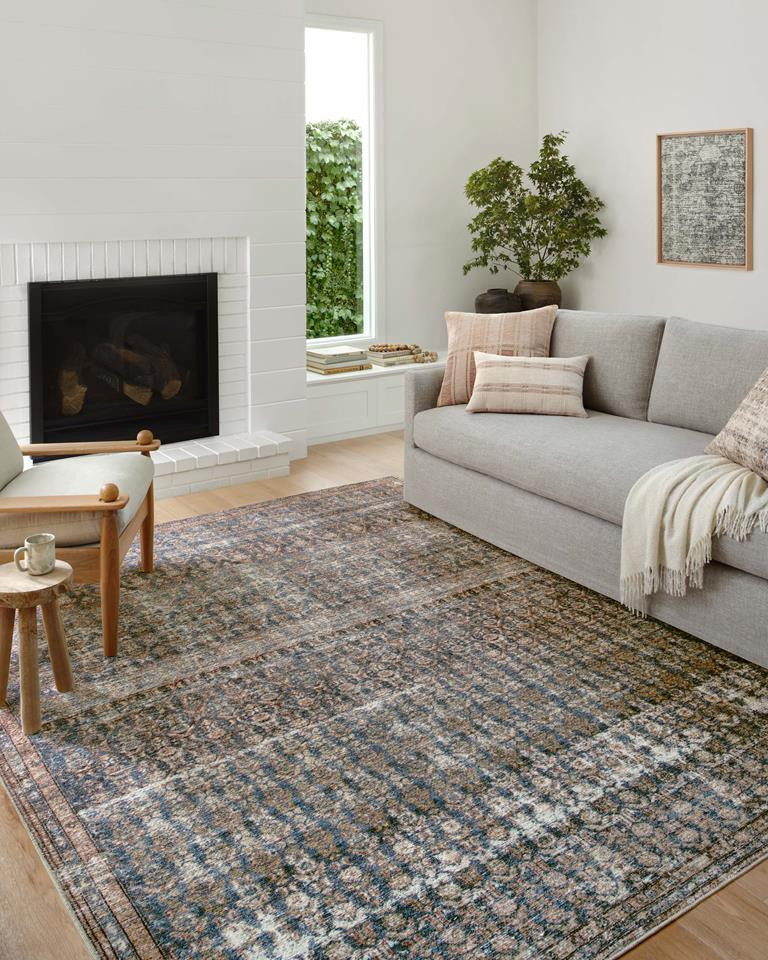 Billie BIL-02 Ocean Brick Area Rug - Amber Lewis x Loloi - Carpet
