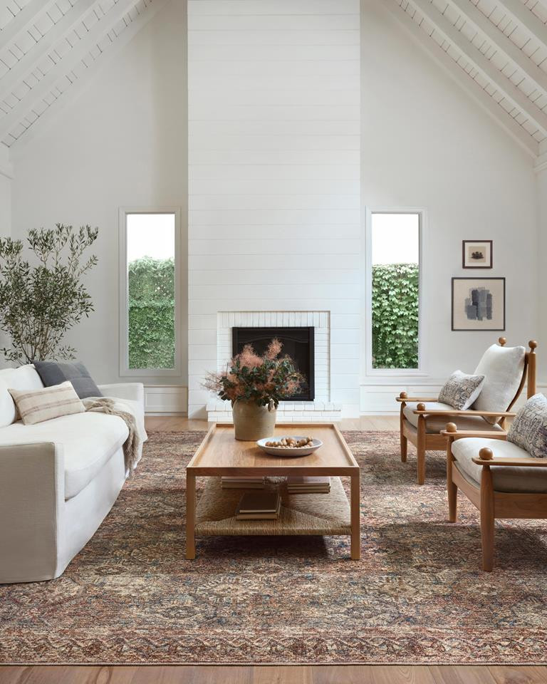 Billie BIL-04 Aqua Rust Area Rug - Amber Lewis x Loloi - Carpet