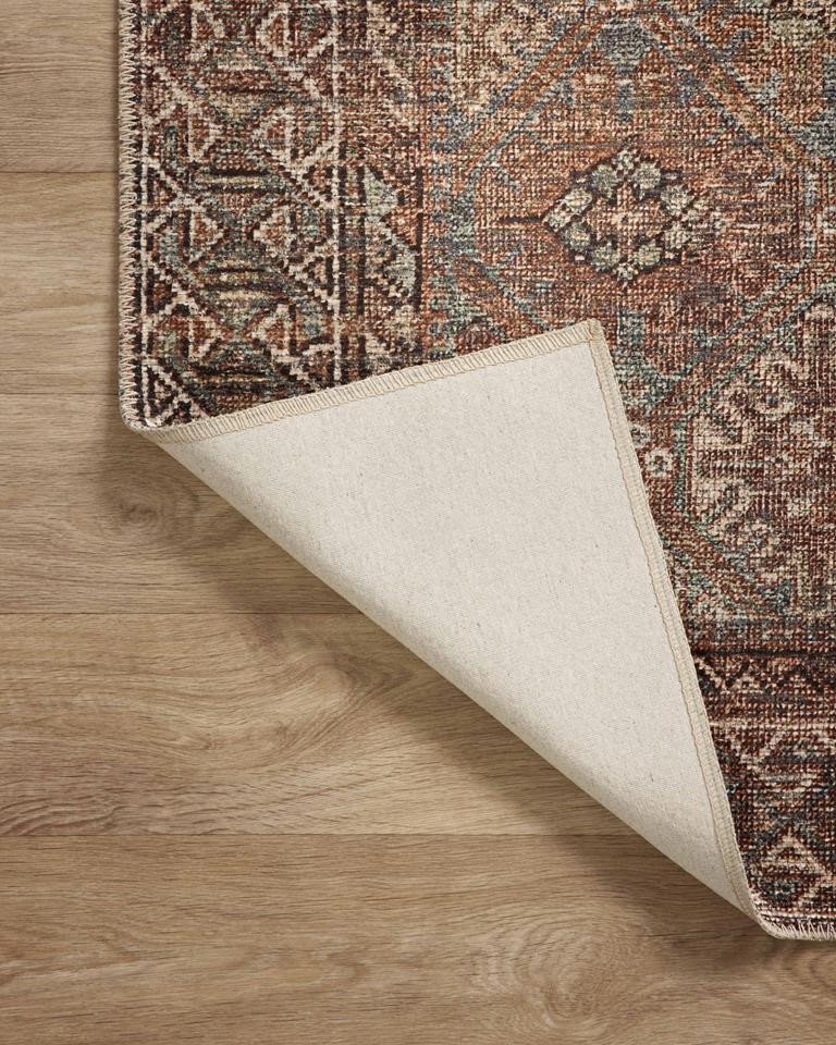 Billie BIL-04 Aqua Rust Area Rug - Amber Lewis x Loloi - Carpet