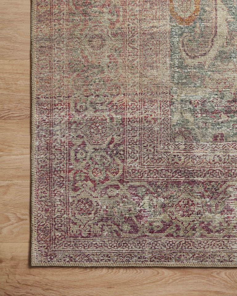 HEUGN（ユーゲン） comoli auralee CLM-04 AQUA / MULTI | Loloi Rugs