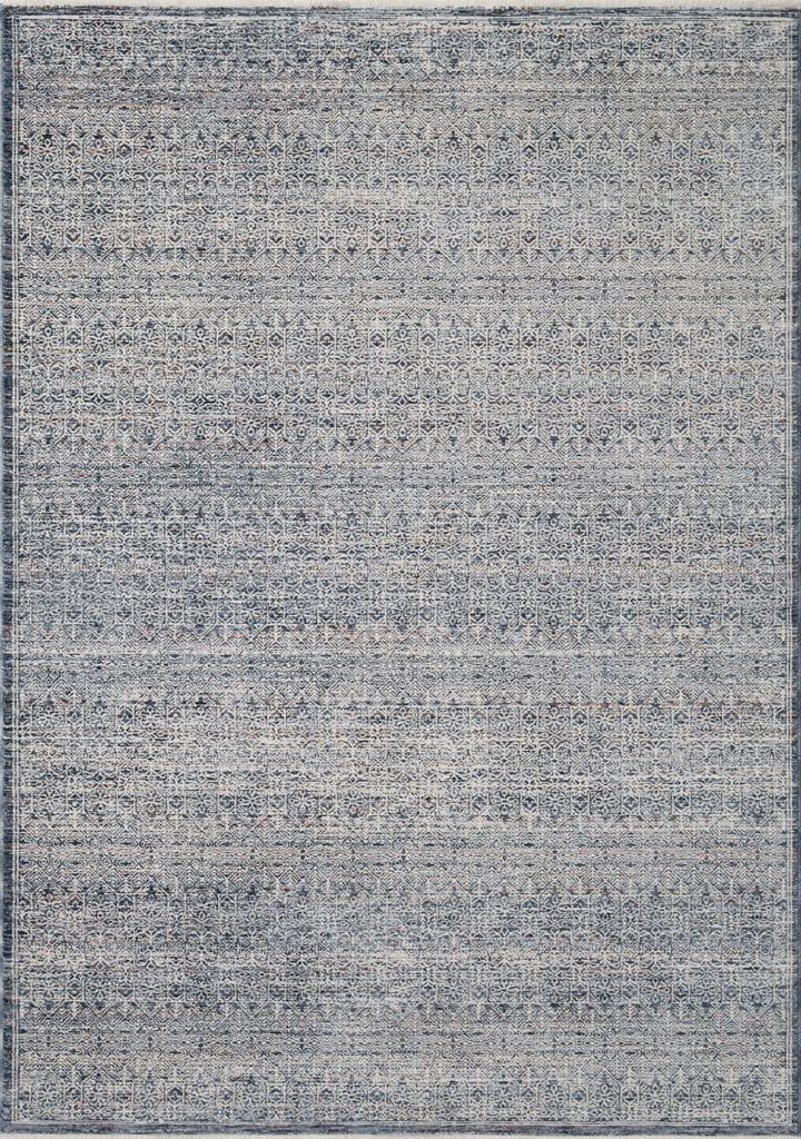 Zuma ZUM-01 Denim Ivory Area Rug - Amber Lewis x Loloi - Carpet