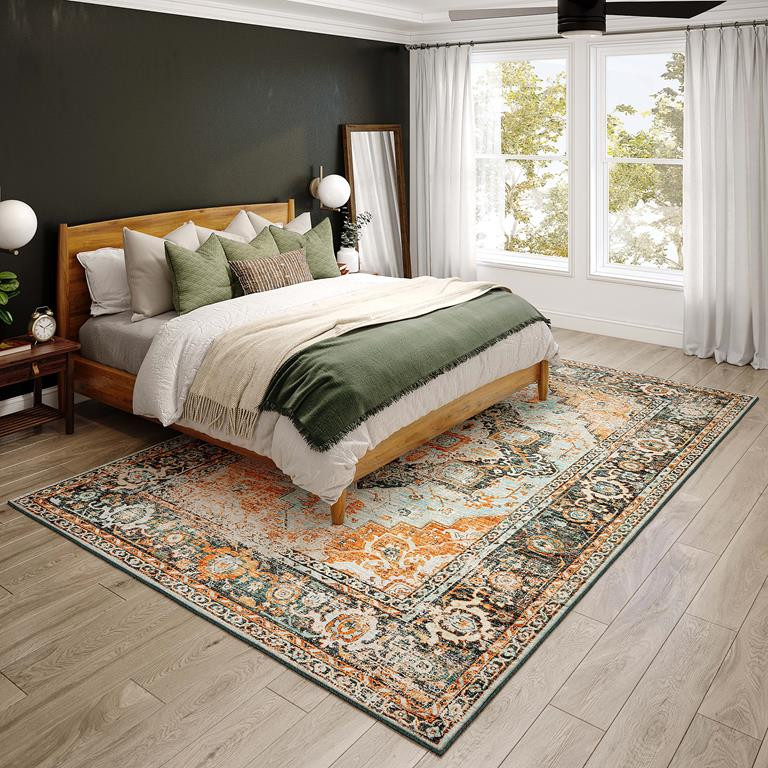 Dalyn Jericho JC2 Mist Area Rug Room Scene