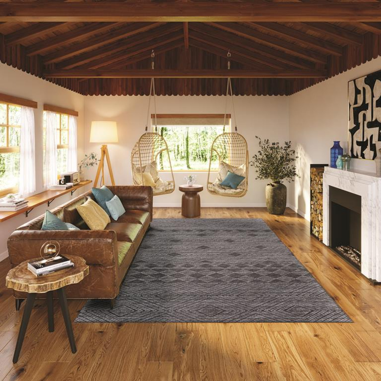 Dalyn Sedona SN1 Midnight Area Rug Room Scene 2