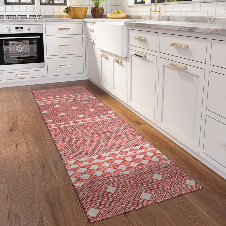 Dalyn Sedona SN1 Paprika Runner Area Rug Room Scene
