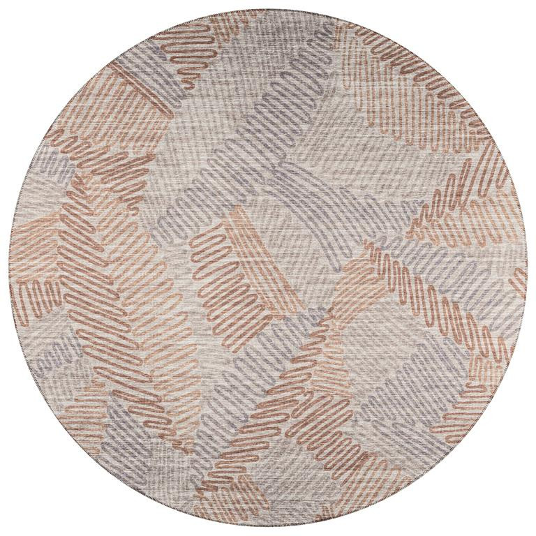 Dalyn Sedona SN11 Walnut Round Area Rug