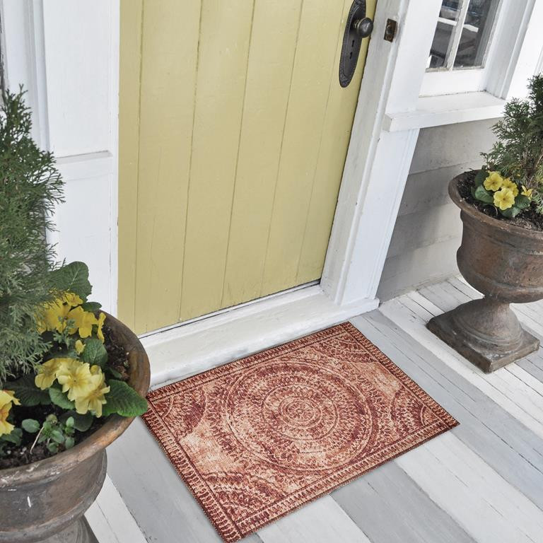 Dalyn Sedona SN7 Spice Scatter Area Rug Room Scene 2